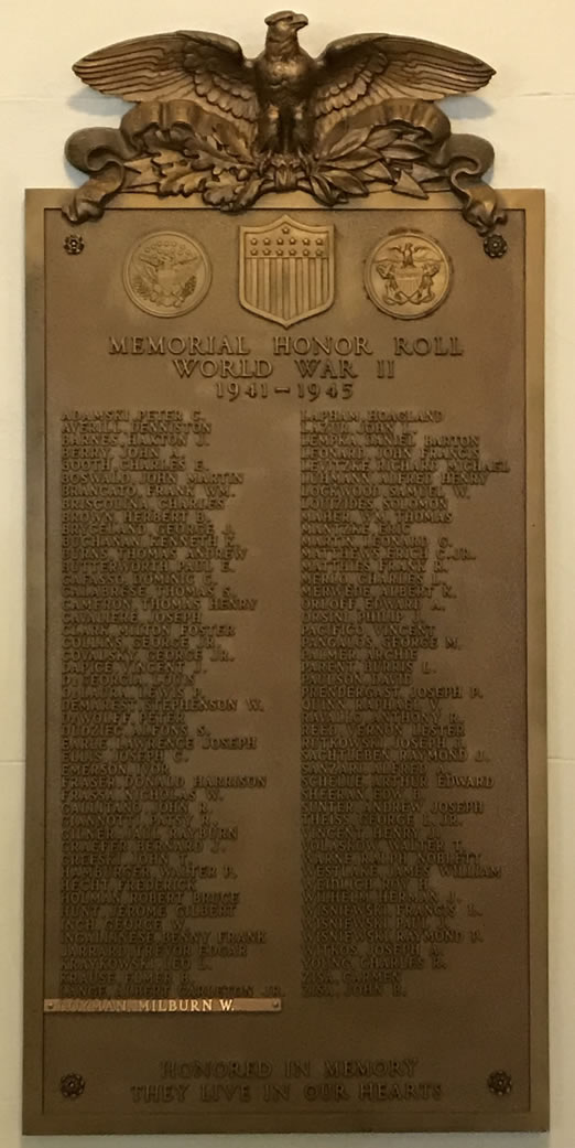 City Hall plaque